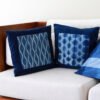 IMG_5436 Housse de coussin indigo Zharan
