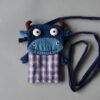 Mini-sac bandoulière en tissu en forme de vache