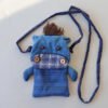 Mini-sac bandoulière en tissu en forme de cheval
