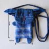 Mini-sac bandoulière en tissu en forme de lapin