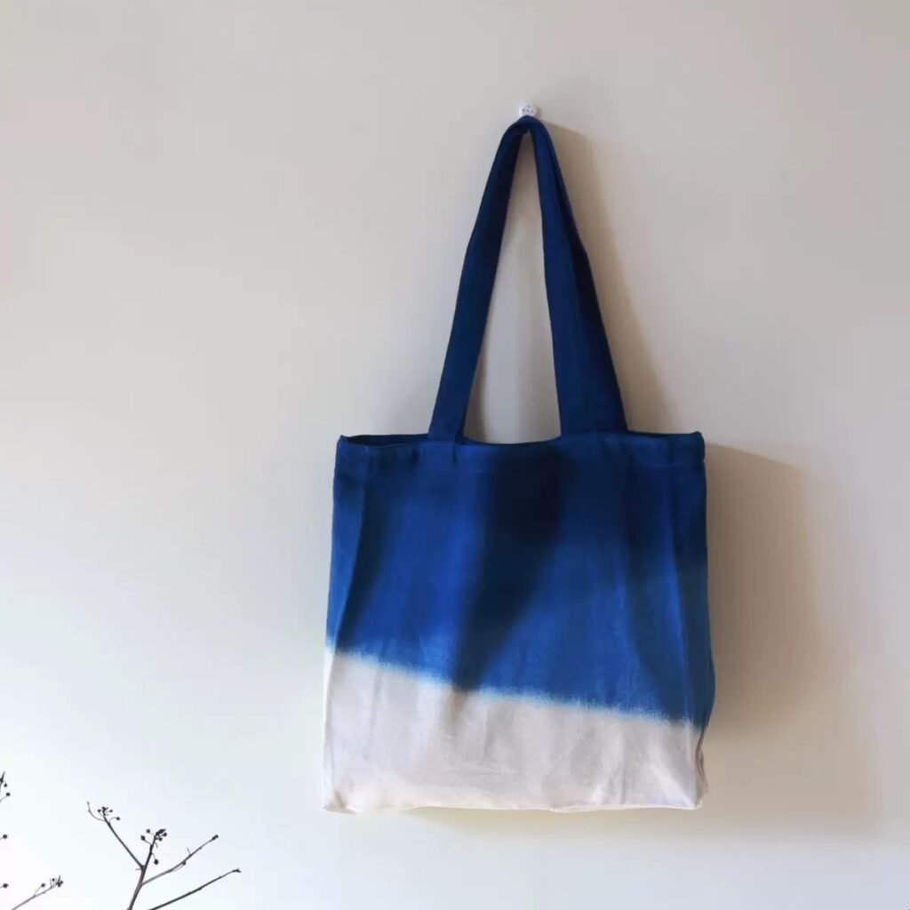 Cabas indigo Zharan - modèle Horizon indigo
